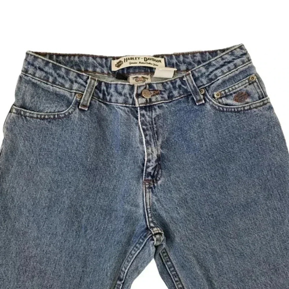 Harley Davidson Motorcycles Womens Straight Leg Jeans - Picture 2 of 10